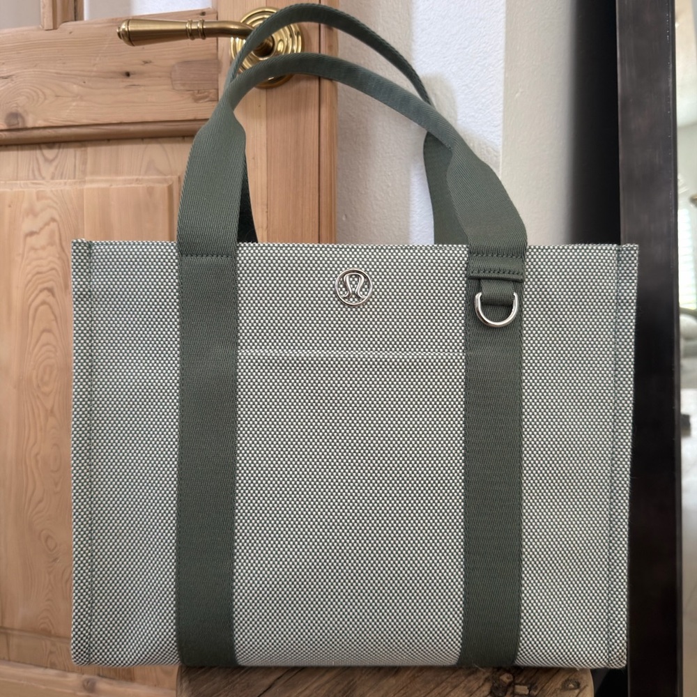 lululemon athletica Olive Green Canvas Tote
